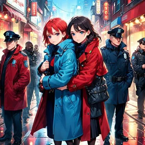 policemen,policewomen,nypd,akiba,mpd,police berlin,Anime,Anime,General