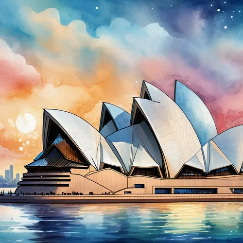 sydney opera house,sydney opera,opera house sydney,opera house,sydney skyline,sydney harbour,sydneyharbour,sydney,world digital painting,sydney australia,vivid sydney,sydney outlook,australia aud,sydney harbor bridge,semper opera house,manly ferry,australia,circular quay,lotus temple,sydney harbour bridge,Illustration,Realistic Fantasy,Realistic Fantasy 01