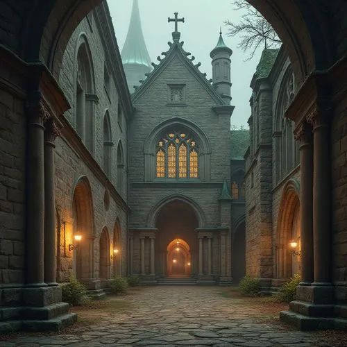 haunted cathedral,gothic church,theed,cathedral,monastery,sacristy,hall of the fallen,neogothic,orphanage,ecclesiatical,ravenloft,crypts,chapels,black church,briarcliff,convent,altgeld,cloistered,sacristies,sanctuary,Photography,General,Realistic