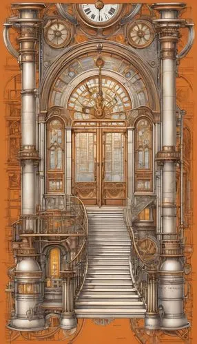 portal,driehaus,oktoberfest background,entranceways,doorways,orchestrion,art nouveau frame,tabernacles,entranceway,courtroom,emporium,art nouveau frames,circular staircase,seelbach,digiscrap,doors,sanctorum,metallic door,vault,sacristy,Unique,Design,Blueprint