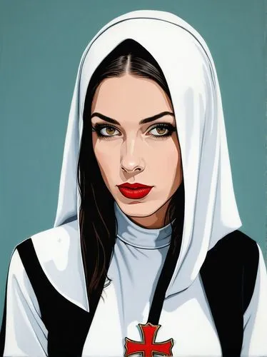 nun,the nun,nuns,medicine icon,female nurse,lady medic,seven sorrows,portrait of christi,vector illustration,vector art,samara,mary 1,carmelite order,nurse,icon,veronica,templar,medical icon,crusader,the prophet mary,Illustration,Vector,Vector 14