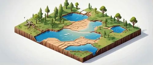 floating islands,isometric,artificial islands,map icon,floating island,water resources,swim ring,water courses,landform,aeolian landform,landscape plan,wooden mockup,the tile plug-in,a small lake,tileable,3d mockup,drainage basin,tileable patchwork,terraforming,map world,Unique,3D,Isometric