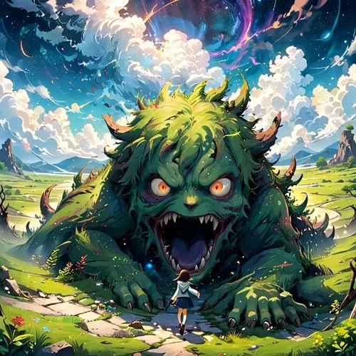 dragados,fafnir,ghibli,kaijuka,dragon of earth,blanka,Anime,Anime,Realistic