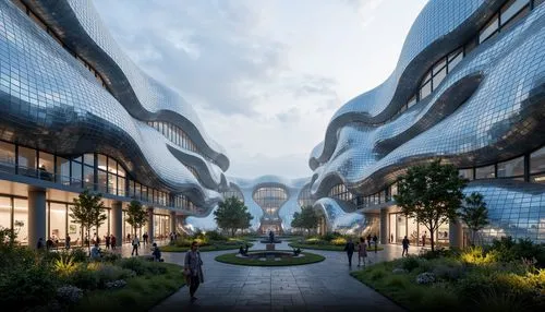 futuristic architecture,arcology,morphosis,hudson yards,heatherwick,sanlitun,transbay,chengdu,bjarke,3d rendering,sky space concept,futuristic landscape,futuristic art museum,europan,masdar,hongdan center,guangzhou,interlace,mvrdv,safdie