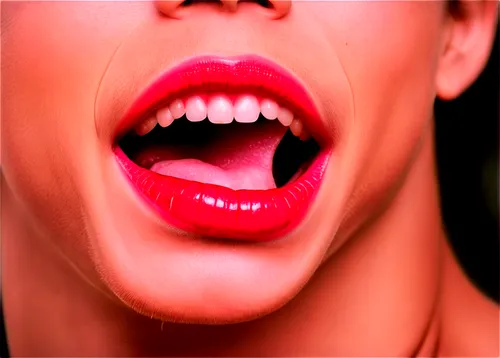 uvula, close-up, detailed texture, pinkish-red color, soft focus, shallow depth of field, warm lighting, slight moisture, delicate shape, hanging from throat, mouth interior, realistic, high-definitio