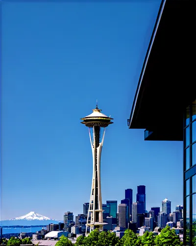 space needle,seattle,seattleite,the needle,artthielseattle,seattlepolitics,sealth,lauravecseyseattle,portlanders,seattleites,seatac,bumbershoot,tantalus,belltown,ballard,yesler,ppb,atop,queen anne,harborview,Illustration,Japanese style,Japanese Style 08