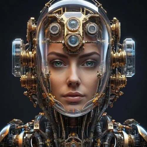 cyborg,cybernetics,biomechanical,steampunk,ai,humanoid,artificial intelligence,mechanical,robotic,robot eye,cyberpunk,scifi,chatbot,industrial robot,automated,social bot,robot,head woman,chat bot,mech,Photography,General,Sci-Fi