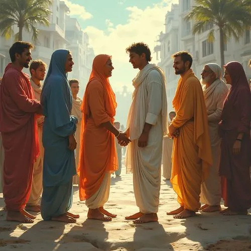 gurudas,emmaus,contemporary witnesses,krishnas,poyiadjis,orange robes