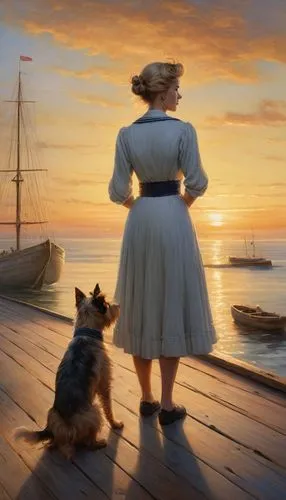 girl with dog,avonlea,maidservant,the sea maid,nasmith,heatherley,donsky,romantic scene,plimoth,pilgrim,volendam,hildebrandt,knud,loving couple sunrise,summer evening,companion dog,goodall,jack russell,world digital painting,ernestina,Conceptual Art,Daily,Daily 32