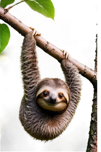 pygmy sloth,tree sloth,sloths,slothful,sloth,hammock,hanging panda,slothbear,hammocks,cute animal,tree swing,mustelid,luwak,he is climbing up a tree,mustelidae,polecat,loris,rattanapol,disneynature,pandua,Illustration,Japanese style,Japanese Style 11