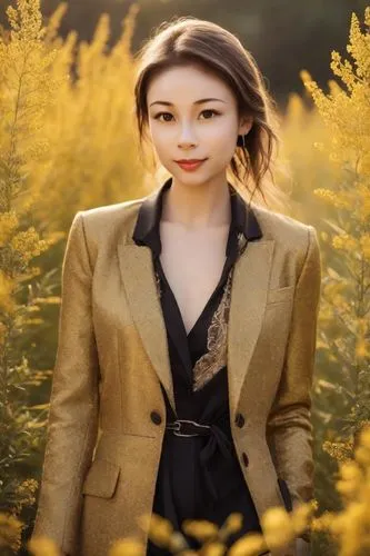 ailee,yellow background,chaebol,innisfree,yellow rose background,autumn background,Photography,Cinematic