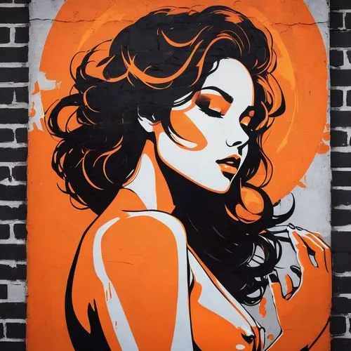 faile,stencil,brooklyn street art,streetart,rone,painted lady,clementine,graff,graffiti art,orange,cool pop art,emic,tangerine,grafite,naranja,oranje,pop art style,spraypainted,spray paint,eveleigh,Conceptual Art,Graffiti Art,Graffiti Art 07