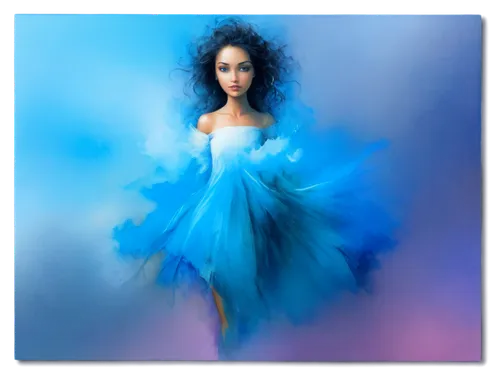 derivable,blue enchantress,mazarine blue,blue background,tulle,celestina,shangela,cendrillon,dress doll,loofah,jasmine blue,danseuse,female doll,blue painting,duchesse,image manipulation,jurnee,fauria,bluish,collectible doll,Conceptual Art,Daily,Daily 32