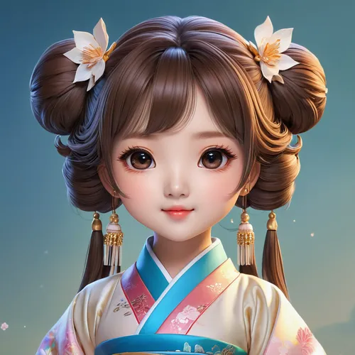 hanbok,mukimono,japanese doll,geisha,geisha girl,goki,wuchang,the japanese doll,oriental princess,japanese kawaii,xiaochi,oriental girl,ayu,siu mei,koto,japanese sakura background,xizhi,kaibei,jeongol,xun,Illustration,Japanese style,Japanese Style 01