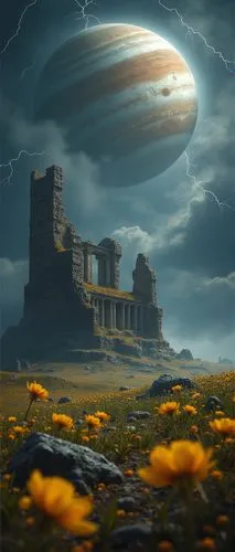 fantasy picture,barsoom,fantasy landscape,artemis temple,ancient city,futuristic landscape,yavin,world digital painting,vimana,fantasy art,deltha,kemet,ancient house,herakleion,acropolis,photomanipulation,alien planet,goldmoon,photo manipulation,inanna