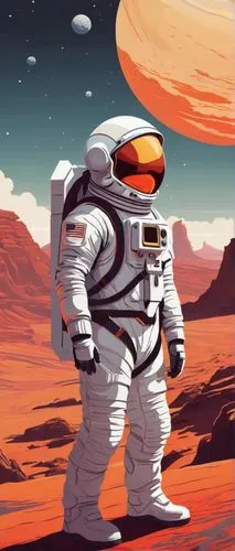 spacesuit,astronaut,red planet,mission to mars,space suit,space-suit,astronautics,cosmonaut,planet mars,sci fiction illustration,astronaut suit,martian,spaceman,spacefill,astronauts,robot in space,space walk,earth rise,spacewalks,space voyage,Illustration,Vector,Vector 06