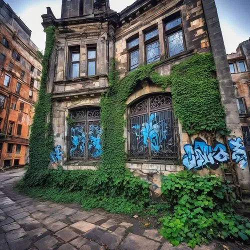 abandoned building,dilapidated building,abandoned house,abandoned school,abandoned place,tenements,brownstone,luxury decay,apartment house,urban art,abandoned places,urban landscape,dereliction,abandoned train station,ghost castle,ancient house,dilapidated,landmarked,graffiti,rone,Conceptual Art,Graffiti Art,Graffiti Art 07