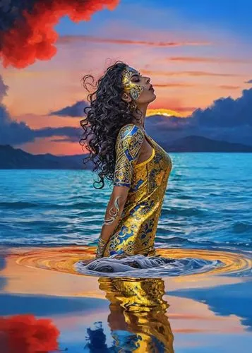 bodypainting,bodypaint,neon body painting,body painting,reflection in water,reflections in water,reflectional,photo manipulation,body art,reflexed,sirene,sun reflection,reflections,submerged,fire and 