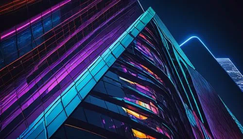 colored lights,colorful city,vdara,colorful facade,colorful light,neon arrows,escala,light trails,light trail,intense colours,hypermodern,technicolour,technicolor,urban towers,neon light,cybercity,tetris,light paint,abstract multicolor,neon lights,Art,Classical Oil Painting,Classical Oil Painting 31