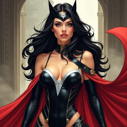 selina,batwoman,super heroine,superheroine,catwoman,darna,Conceptual Art,Daily,Daily 08