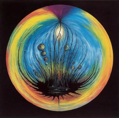 earth chakra,orb,orbifold,glass painting,solario,solar wind,Illustration,Realistic Fantasy,Realistic Fantasy 33