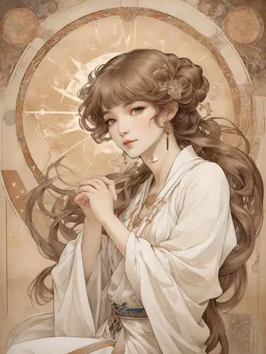 peignoir,jianyin,diaochan,kuanyin,hanfu,mucha,kommuna,zhui,qihua,yongmei,yuexiu,guanyin,xuanwei,gardenias,shijie,rongfeng,zodiac sign libra,guqin,saionji,xiaohua,Digital Art,Ink Drawing