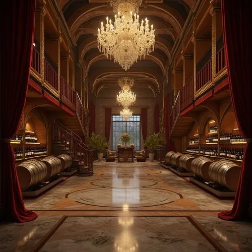 hotel lobby,ornate room,venetian hotel,ballroom,emporium,hotel hall,royal interior,lobby,emirates palace hotel,luxury hotel,winery,crown palace,grand hotel,aisle,hallway,europe palace,grandeur,empty interior,hotel riviera,entrance hall,Photography,General,Realistic