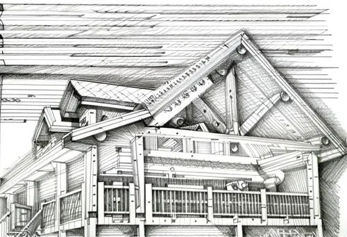 sketchup,house drawing,revit,cantilevers,cutaway,habitational,two story house,passivhaus,elevations,stilt house,piranesi,rowhouse,timber house,wooden house,houses clipart,timber framed building,karchner,half timbered,wooden facade,deckhouse,Design Sketch,Design Sketch,Pencil Line Art