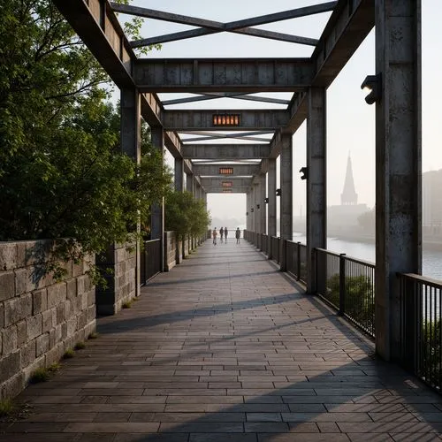 walkway,harborwalk,riverwalk,passerelle,dandong,danube bridge,boardwalk,towpath,footbridge,walkways,wuzhen,riverfront,boardwalks,bike path,pont d'avignon,oxenbridge,southbank,overpass,shaoxing,board walk