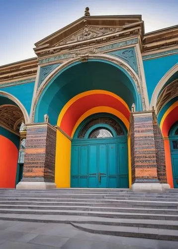 bandshell,echmiadzin,dushanbe,caravanserais,colorful facade,caravanserai,etchmiadzin,goetheanum,turpan,mazar,ctesiphon,tabernas,prayer wheels,caravansary,yazd,samarkand,ozeaneum,iranian architecture,samarqand,amirkabir,Art,Artistic Painting,Artistic Painting 36