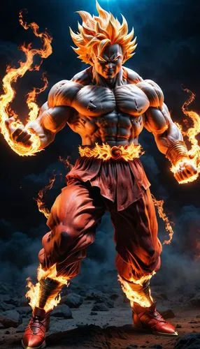 akuma,garrison,fire background,jayasimha,kamehameha,narasimha,Photography,General,Realistic