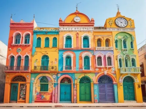 colorful facade,curacao,oranjestad,zanzibar,colorful city,hawa mahal,malacca,city unesco heritage trinidad cuba,antananarivo,guanajuato,mauritanian,burano,haiti,macao,colori,porbandar,jaipur,bikaner,colorata,beautiful buildings,Conceptual Art,Graffiti Art,Graffiti Art 04