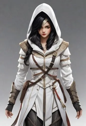 assassin,ezio,fiora,lumidee,vax figure,zhixue,Digital Art,Classicism