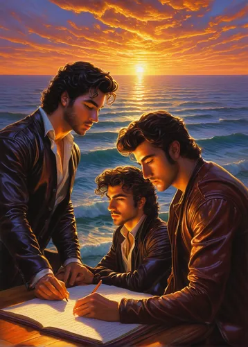 the three wise men,three wise men,holy three kings,three kings,fathers and sons,oil painting on canvas,cg artwork,wise men,the three magi,oil on canvas,holy 3 kings,painting technique,church painting,oil painting,children studying,art painting,salt and light,sailors,astronomers,artists,Illustration,Realistic Fantasy,Realistic Fantasy 03