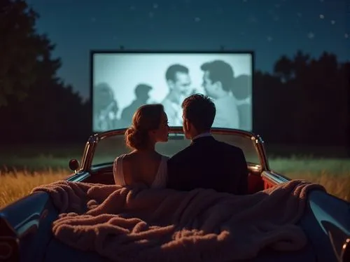 drive-in theater,romantic night,date night,vintage couple silhouette,filmgoers,movie projector,fanaa,moviegoing,moviegoer,moviegoers,movieline,cine,filme,movie,romantic scene,american movie,movieoke,cinemagoers,screening,movies