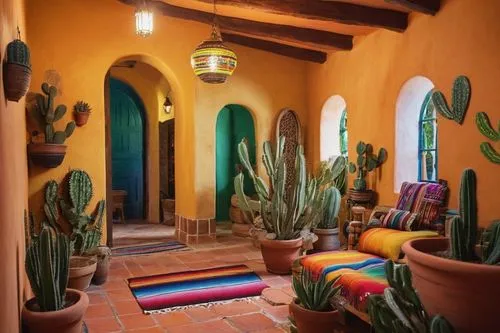 patios,hacienda,patio,palmilla,degrazia,casa,interior decor,cacti,pueblito,inside courtyard,courtyards,casitas,tlaquepaque,cabana,oaxacan,home interior,spanish tile,santa fe,casita,sonoran,Illustration,Realistic Fantasy,Realistic Fantasy 23