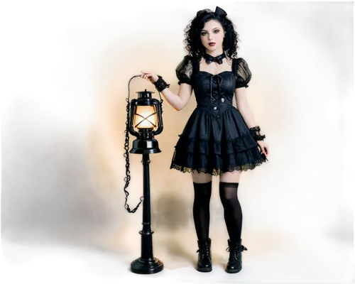 gothic dress,gothic woman,gothic style,gothic portrait,marionette,gothic,doll dress,dress doll,hekate,gothika,gas lamp,lightwood,katherina,hecate,witchery,bewitch,gaslight,lamplight,vintage lantern,daffney,Illustration,Japanese style,Japanese Style 19