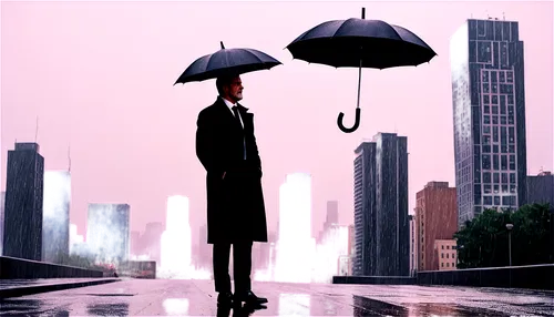 man with umbrella,rainfall,umbrella,karoshi,brolly,umbrellas,salaryman,rain,heavy rain,rainman,rainfalls,drop of rain,asian umbrella,rains,rainmaker,japanese umbrella,walking in the rain,overhead umbrella,rainswept,raining,Art,Artistic Painting,Artistic Painting 46