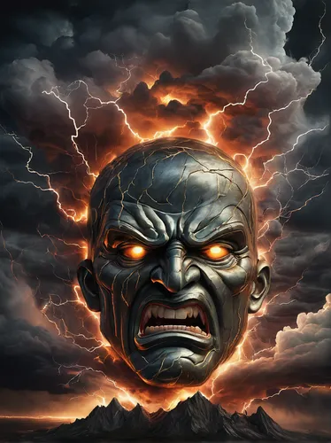 angry man,angry,anger,poseidon god face,doomsday,furious,rage,thunderhead,don't get angry,armageddon,loud-hailer,fury,exploding head,nature's wrath,orc,god of thunder,strom,greyskull,death head,the storm of the invasion,Art,Classical Oil Painting,Classical Oil Painting 17