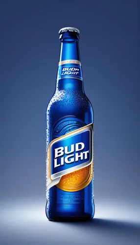 Imagine a futuristic Bud Light logo that embodies technological advancement and innovation, with sleek lines and a minimalist design.,bud,beer can,beer bottle,beer cocktail,ice beer,gluten-free beer,b