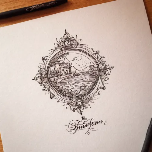 hobbiton,maelstrom,hand lettering,hand-drawn illustration,destinations,frame border illustration,an island far away landscape,heart and flourishes,flourishes,halcyon,galleon,destination,bookplate,navigation,flotsam and jetsam,lettering,logodesign,flotsam,calligraphic,firethorn,Art,Classical Oil Painting,Classical Oil Painting 35