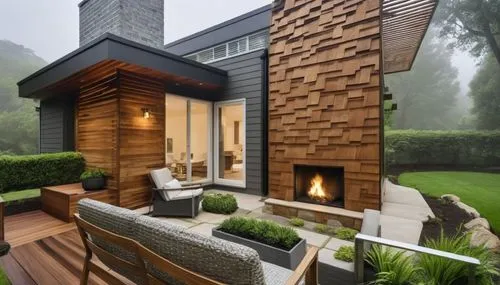 fire place,luxury bathroom,cubic house,fireplaces,landscape design sydney,wooden sauna,Photography,General,Realistic