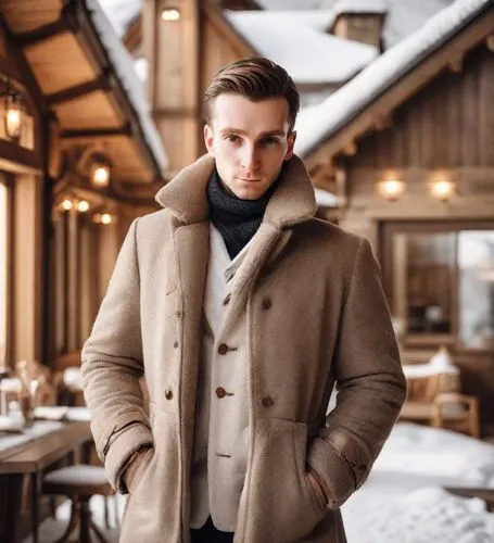 Man,hoult,grindelwald,overcoat,peacoat,bosman,milosevski,overcoats,woolrich,outerwear,martynas,lazarev,estonian,cullen,coats,gstaad,kovtun,styrian,alpine style,shearling,coat,Photography,Natural