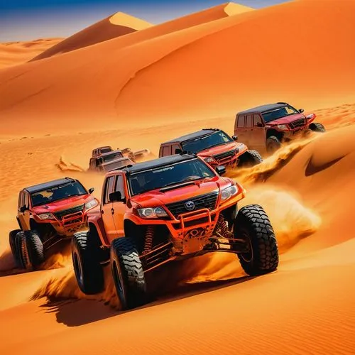 dakar rally,desert run,desert safari dubai,desert safari,off-road vehicles,dubai desert safari,Illustration,Realistic Fantasy,Realistic Fantasy 04