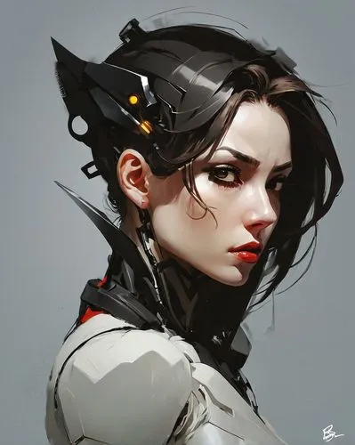 alita,glados,vayne,widowmaker,liora,amidala,amuria,domino,cyborg,vex,zhixue,askani,cora,vector girl,helmet,kommuna,fembot,cinder,sci fiction illustration,ermakova,Conceptual Art,Fantasy,Fantasy 06