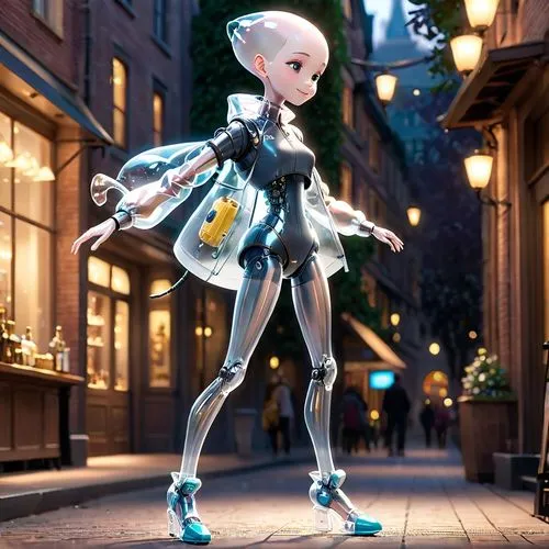 vector girl,pearl,cg artwork,kotobukiya,murano,soft robot,fantasia,lux,mecha,pedestrian,humanoid,3d model,exoskeleton,futuristic,fashion doll,pearl onion,cinderella,minibot,opal,yuzu,Anime,Anime,Cartoon