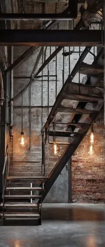 loft,lofts,steel stairs,officine,wooden beams,eveleigh,brickworks,warehouse,staircase,staircases,upstairs,luminaires,industrial hall,ballhaus,houselights,brickyards,speakeasies,stairways,wooden stairs,headhouse,Photography,Artistic Photography,Artistic Photography 04