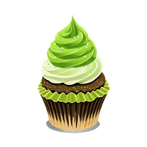 a cupcake with matcha toppings ,cupcake background,cup cake,cupcake,autumn cupcake,cupcake non repeating pattern,apple pie vector,patrol,cupcake pattern,cupcake paper,green apple,chocolate cupcake,cup