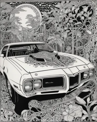 pontiac tempest,pontiac firebird,pontiac,pontiac grand prix,moon car,mercury cyclone,pontiac ventura,pontiac trans-am 1970,gto,pontiac gto,thunderbird,muscle car cartoon,mercury mariner,illustration of a car,pontiac grand am,car drawing,t bird,oldsmobile 442,pontiac star chief,ford torino,Illustration,Black and White,Black and White 11