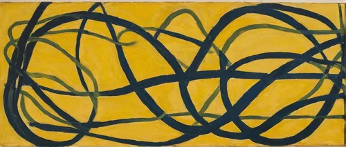 roy lichtenstein,tangle,tendrils,tendril,interlaced,twine,figure 8,elastic bands,abstract painting,abstraction,frame drawing,whirlpool pattern,elastic band,braque francais,vine tendrils,wire entanglement,thick paint strokes,paint strokes,abstracts,figure eight,Conceptual Art,Oil color,Oil Color 15